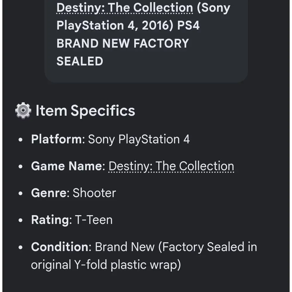 Activision Destiny: The Collection (PS4) Multiplayer Shooter T-Teen
